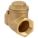 SWING CHECK VALVE, SWING, INLINE VALVE BODY, 1 IN PIPE, FNPT X FNPT, BRASS, STANDARD