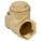 SWING CHECK VALVE, SWING, INLINE VALVE BODY, 1¼ IN PIPE, FNPT X FNPT, BRASS