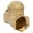 SWING CHECK VALVE, SWING, INLINE VALVE BODY, 1½ IN PIPE, FNPT X FNPT, BRASS