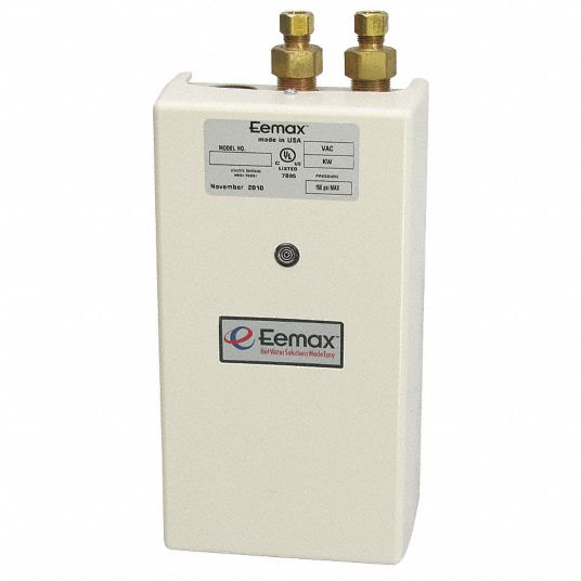 EEMAX Electric Tankless Water Heater, 120VAC 6VEE8SP2412 Grainger