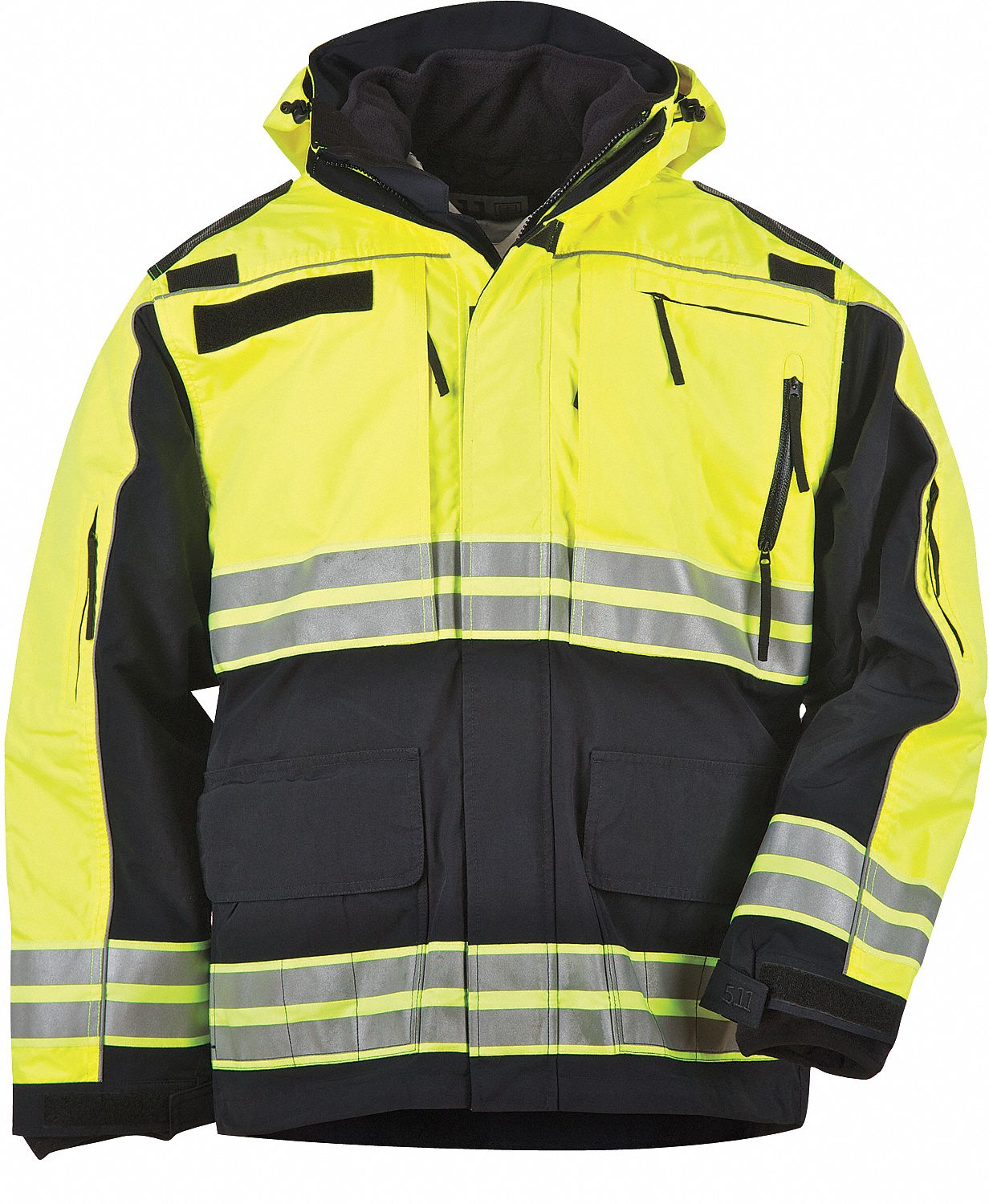 5.11 TACTICAL, L, Gen, Responder Hi-Vis Parka - 6VJD7|48073 - Grainger