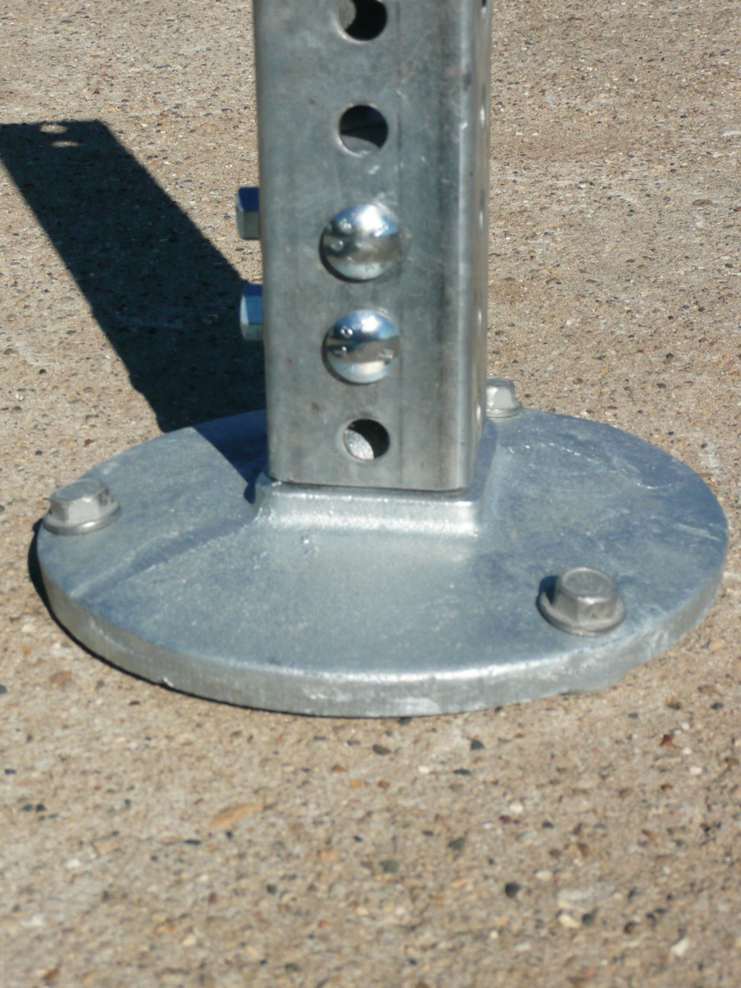 DESIGNOVATIONS INC. Anchor for Square Post, Sign Post Anchor For Ground