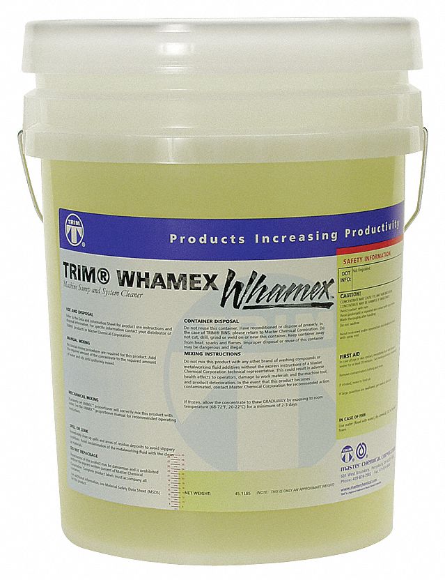 Cutting Tool Cleaner: 5 gal Container Size, Pail, Yellow