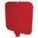 SAFETY CONE MESSAGE BOARD, 10⅛ X 10⅛ X 2 7/16 IN, RED, POLYPROPYLENE