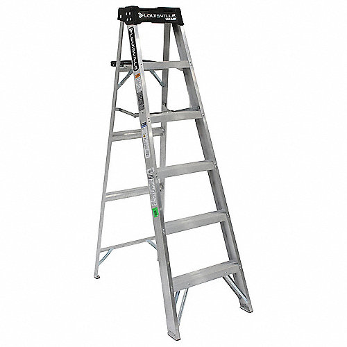 LOUISVILLE Escalera de Tijera Aluminio Capacidad de 300 lb. 6 pies