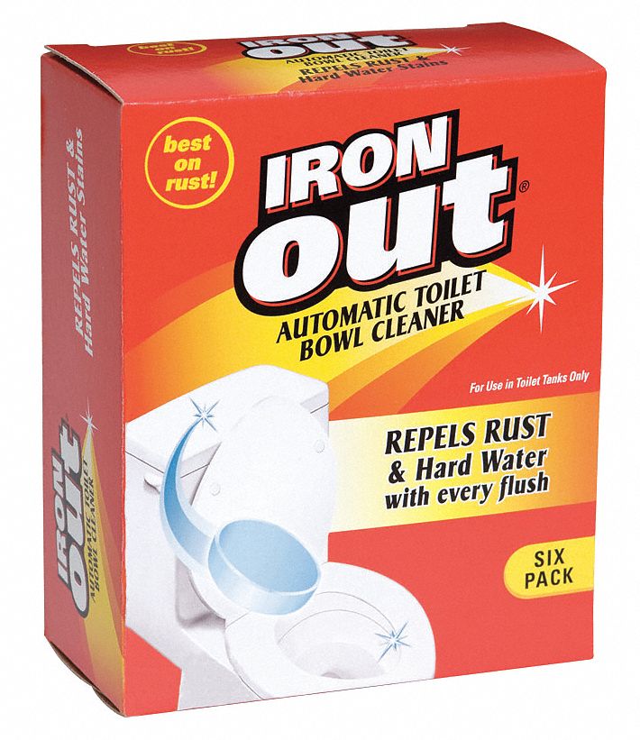 IRON OUT, Box, Ready to Use, Toilet Bowl Cleaner 6VME6AT46N Grainger