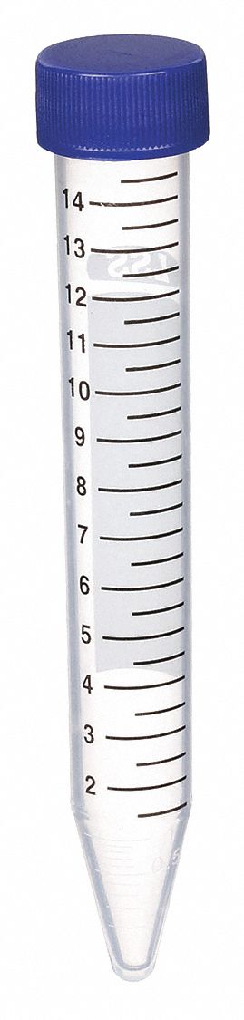 TUBE CONIQUE,15ML,POLY,BTE 500
