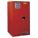 FLAMMABLES SAFETY CABINET, STANDARD, 96 GALLON, 34 X 34 X 65 IN, RED, MANUAL CLOSE