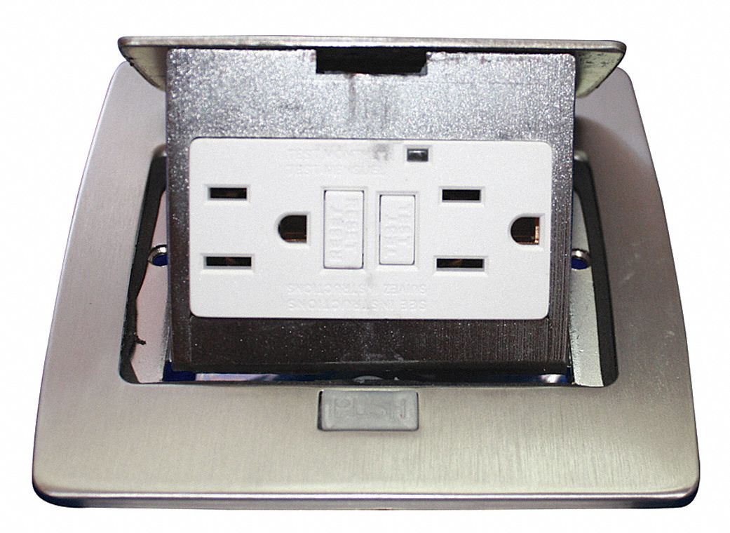 THORSMAN Mini Caja d/Piso,Cuadr,Alumini - Cajas de Piso - 6VXM4 | 11000