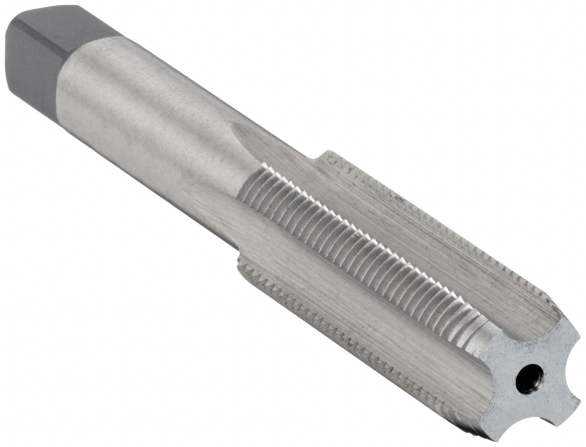 Straight Flute Tap: 1/2"-13 Thread Size, 1 5/8 in Thread Lg, 3 11/32 in Overall Lg, Plug