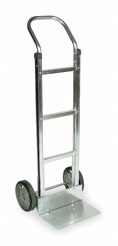 CORROSION-RESISTANT MODULAR ALUMINUM GENERAL PURPOSE HAND TRUCK, 500 LB LOAD CAPACITY, STD