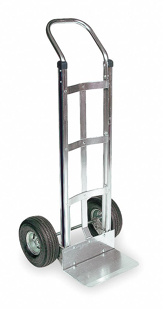 CORROSION-RESISTANT MODULAR ALUMINUM GENERAL PURPOSE HAND TRUCK, 500 LB LOAD CAPACITY, STD