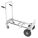 CONVERTIBLE HAND TRUCK, 18 IN X 8½ IN, 38½ IN X 12 IN X 11 IN, PNEUMATIC RUBBER