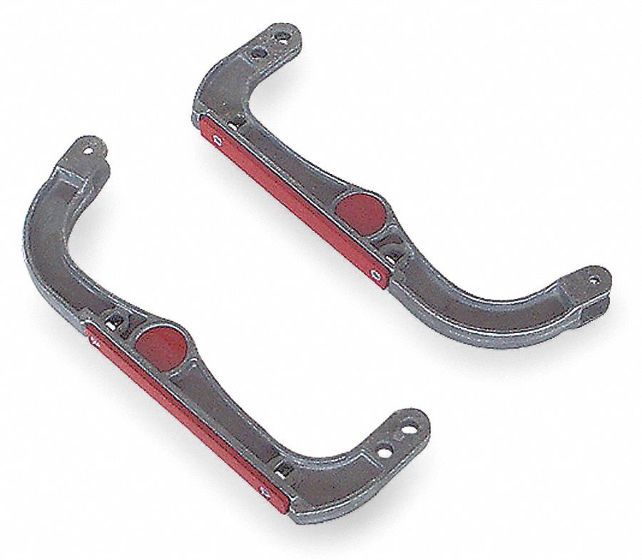 STAIR AND CURB CLIMBER ATTACHMENT FOR HAND TRUCKS, 1½ IN OVERALL H, ALUMINUM, 6W052