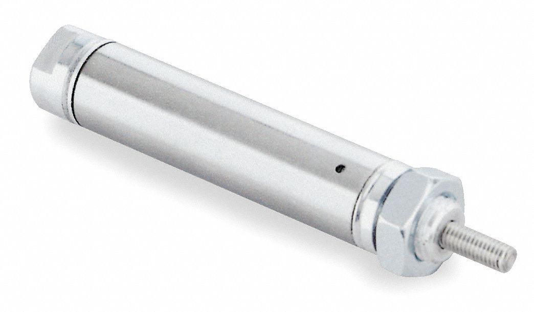 1 1/16 in Air Cylinder Bore Dia. with 3 in Stroke 304 Stainless Steel , Nose Mounted Air