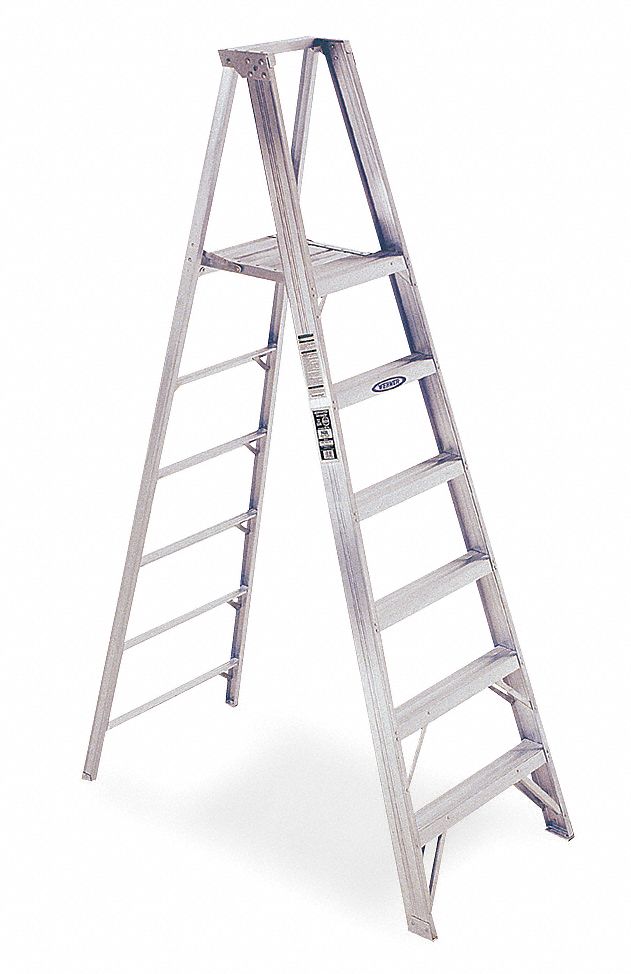 Werner 400 12-ft Aluminum Type 1AA-375-lb Load Capacity Step Ladder