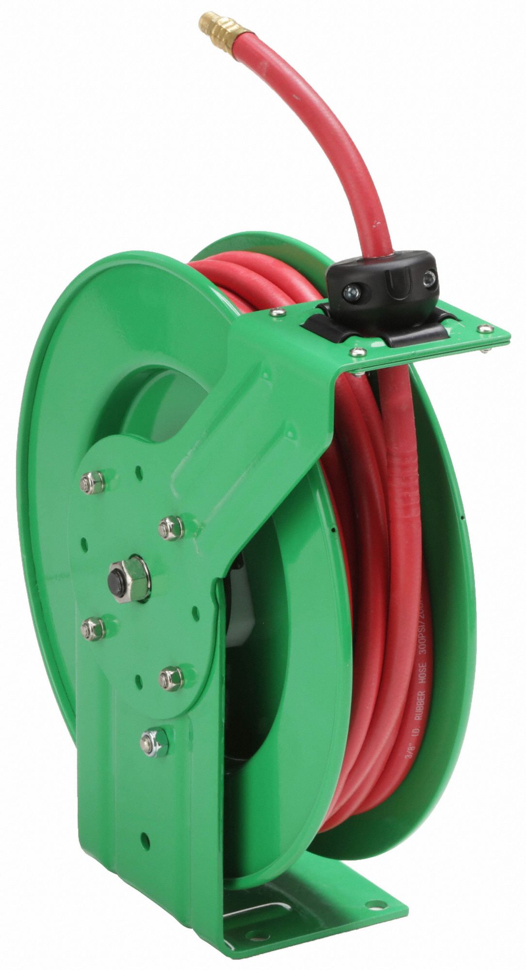 SPEEDAIRE Spring Return Hose Reel, Air, Water, 300 psi, Hose Capacity