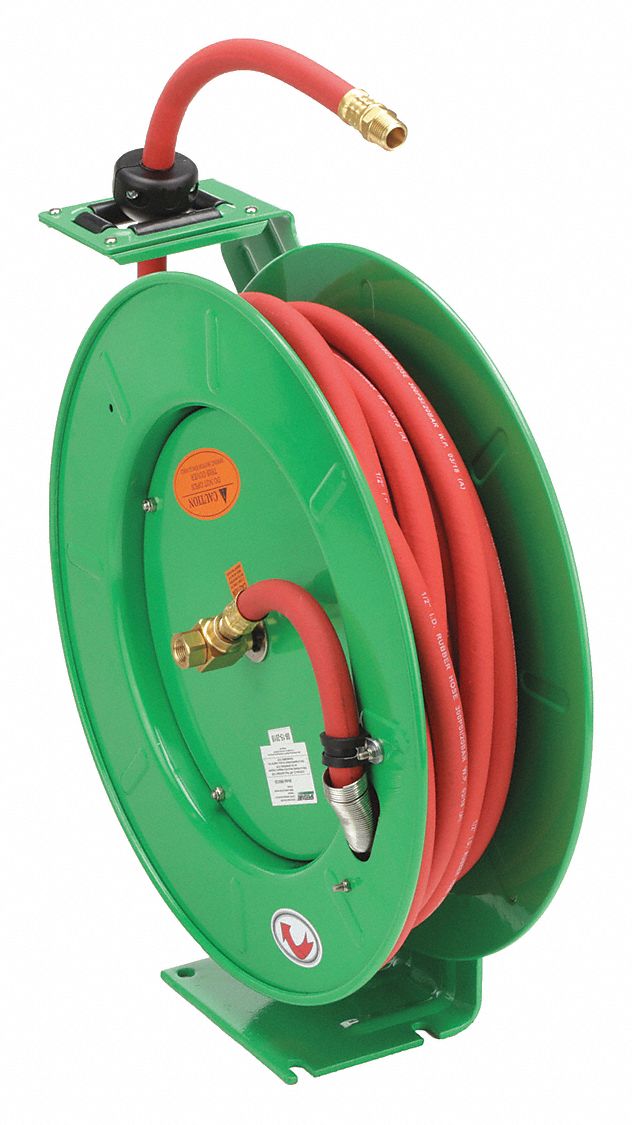 50 ft (1/2 in I.D.), 3/8 in MNPT x 1/2 in MNPT, Spring Return Hose