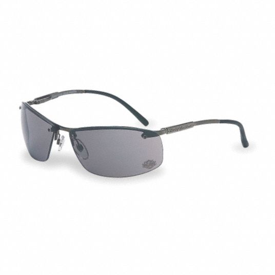 HARLEY DAVIDSON SAFETY EYEWEAR Safety Glasses, Gray - 6WE88|HD702 ...