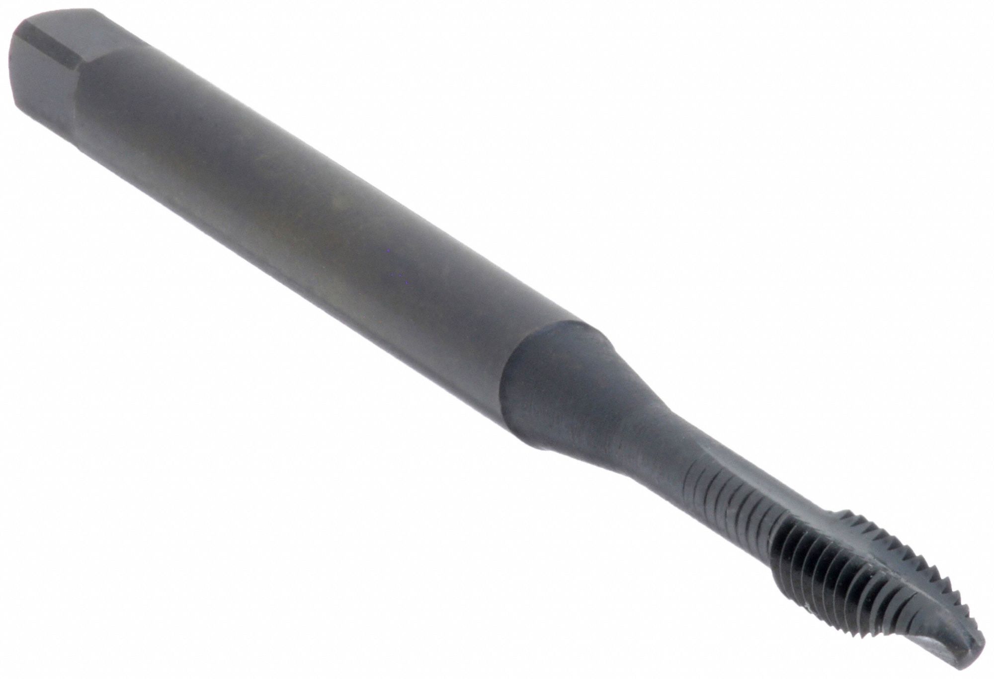 Spiral Flute Tap: #4-40 Thread Size, 1/4 in Thread Lg, 2 3/16 in Overall Lg, Plug, Right Hand