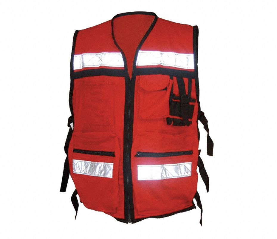 JYRSA Chaleco de Seguridad, Talla M Chalecos para Seguridad Pública 6WHM5 SR2020RCRMD