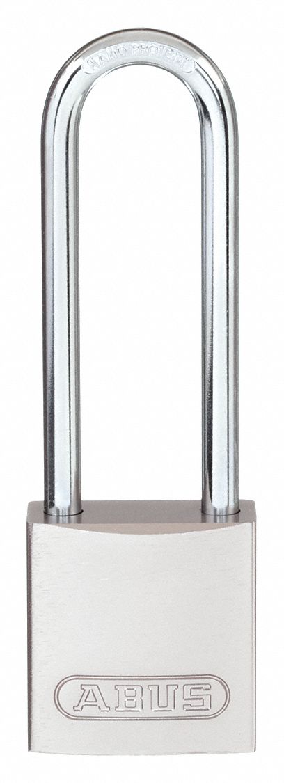 Lockout Padlock, KD, Silver, 1-1/2"H