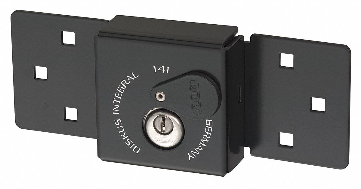 8 5/8 in Hasp Lg, 3 1/2 in Hasp Ht, Van Locks with Hasp 6WNW2141/200