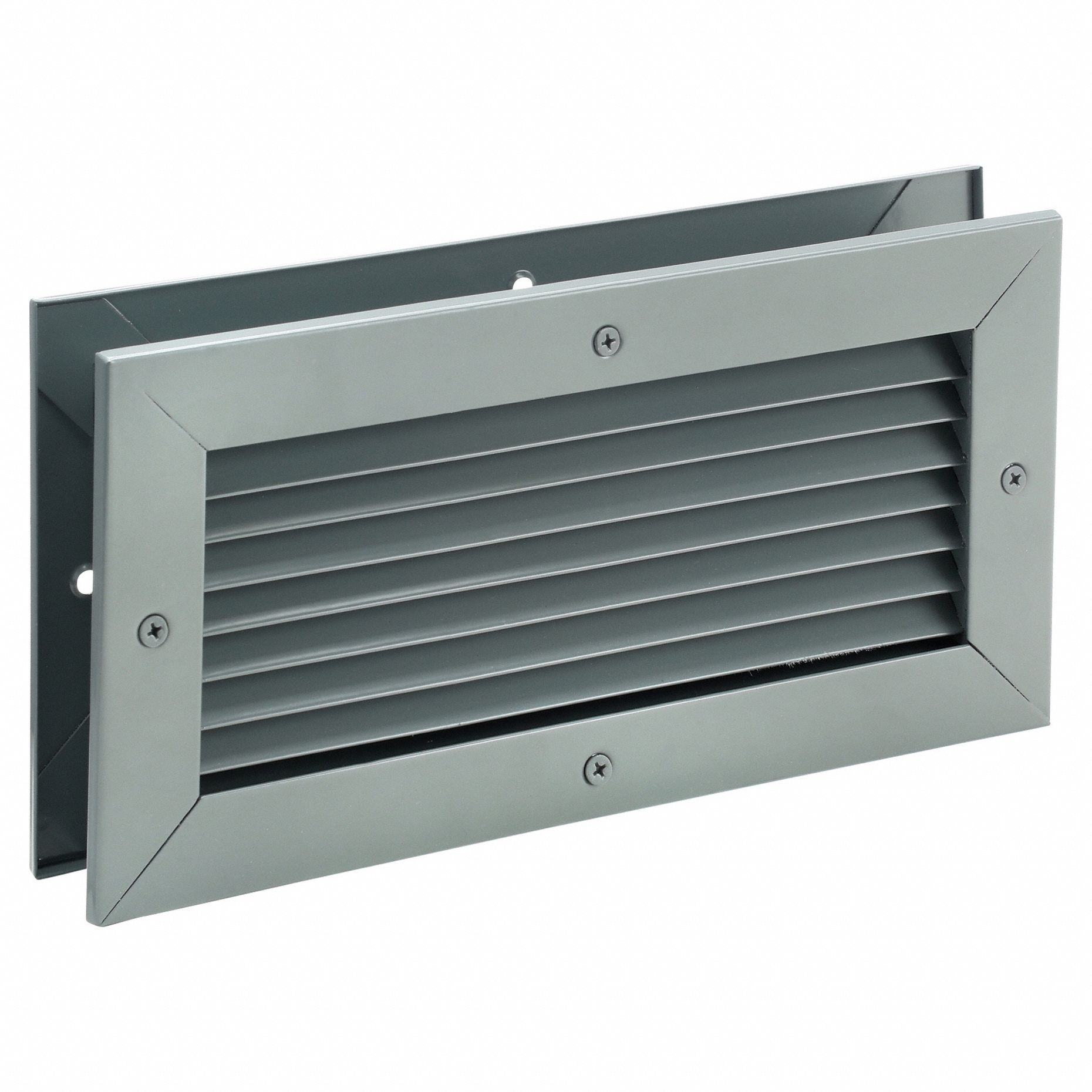 DOOR LOUVER,6-1/8 H,12-1/4 W,STEEL