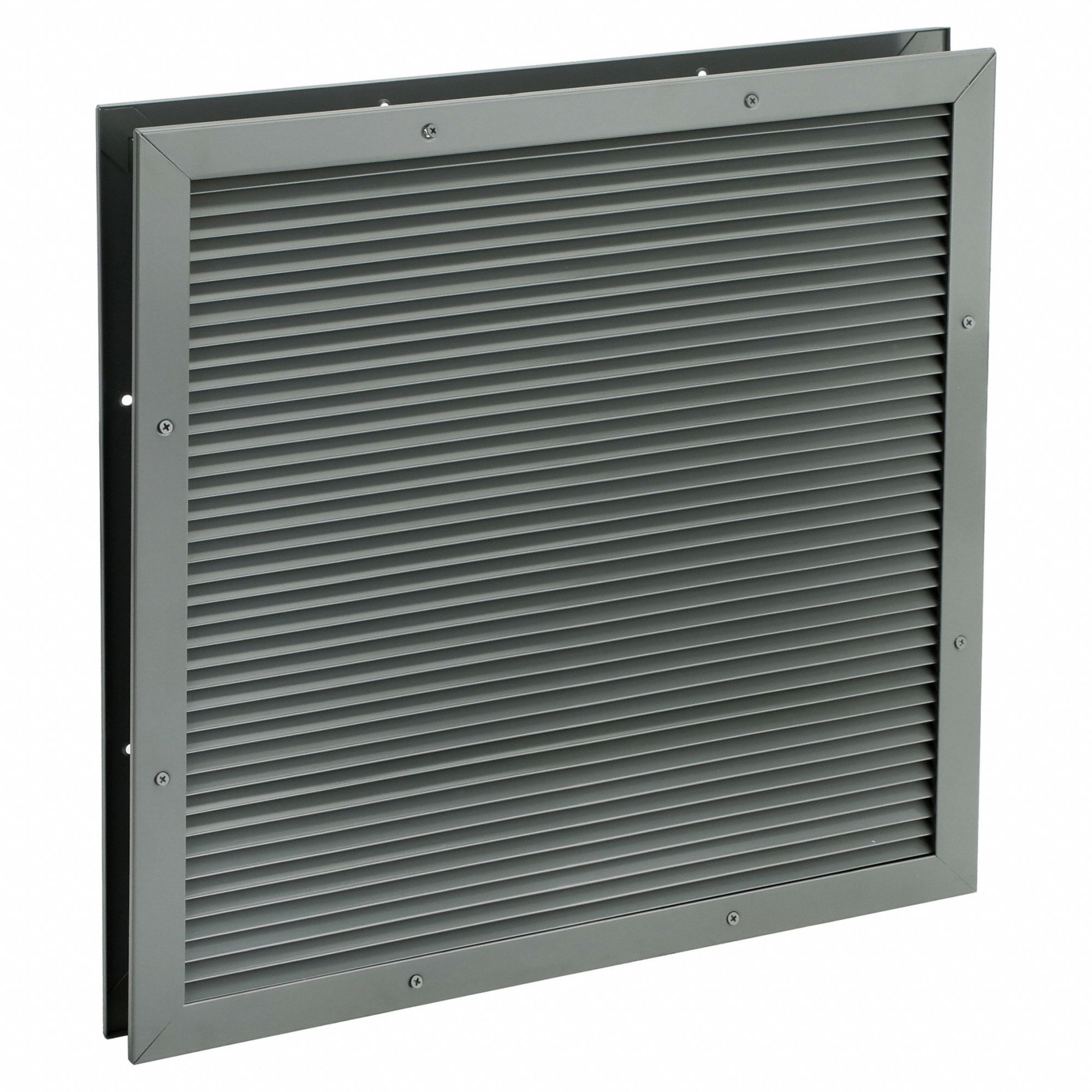 DOOR LOUVER,22-1/8 H,22-1/4 W,STEEL