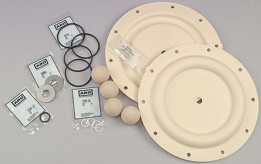 Diaphragm Pump Repair Kit: Fluid End Repair Kit, Air Operated Double Diaphragm Pump, Fluid, Ball