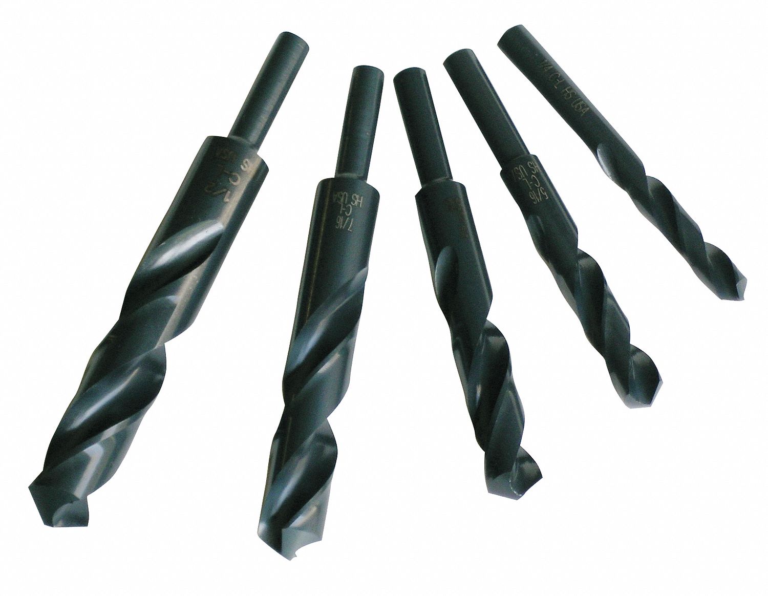 CHICAGOLATROBE Reduced Shank Drill Bit Set 1/4 in Smallest Drill Bit