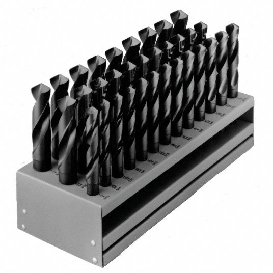 CHICAGOLATROBE Reduced Shank Drill Bit Set, Number of Drill Bits 33