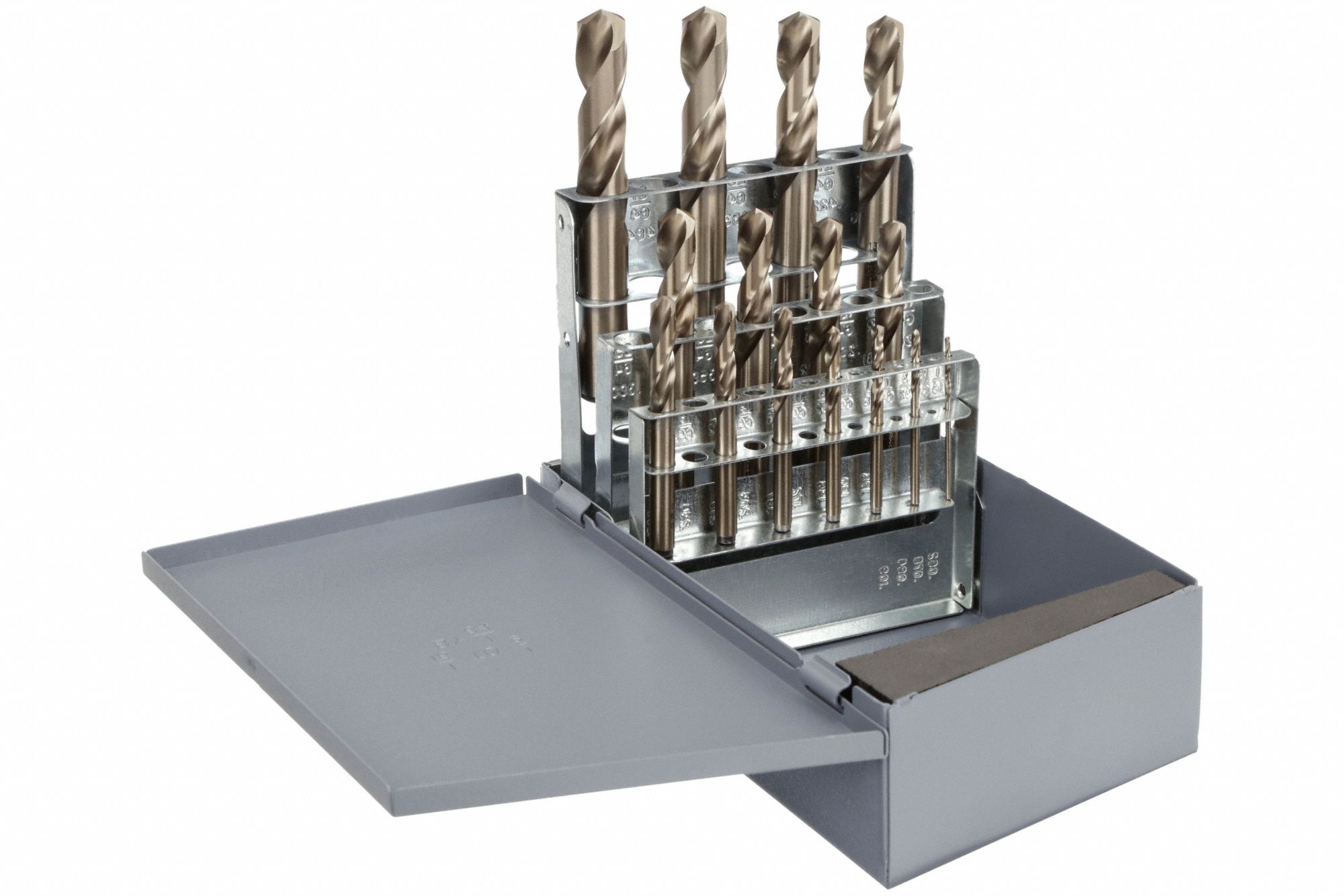 SCREW MACHINE DRILL BIT SET, 1/16 IN SMALLEST DRILL BIT, 15 DRILL BITS, COBALT