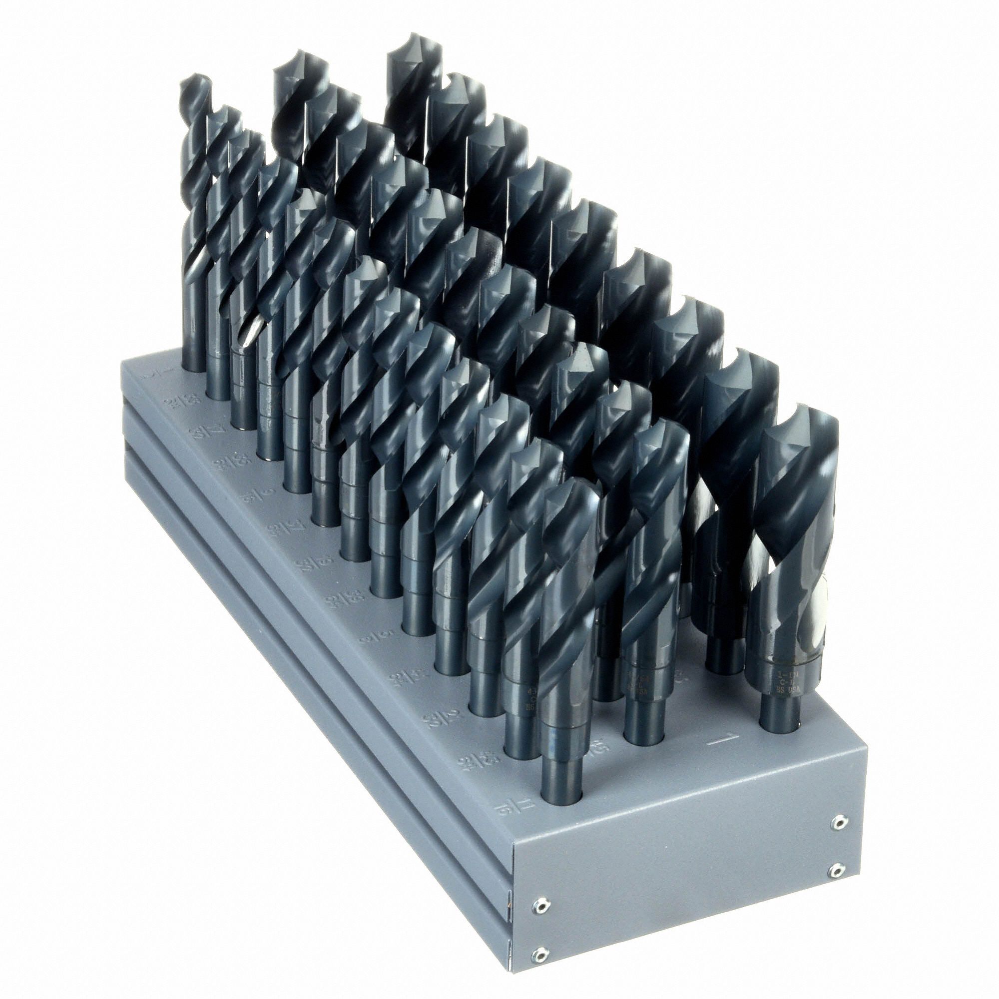 CHICAGOLATROBE Reduced Shank Drill Bit Set, Number of Drill Bits 33
