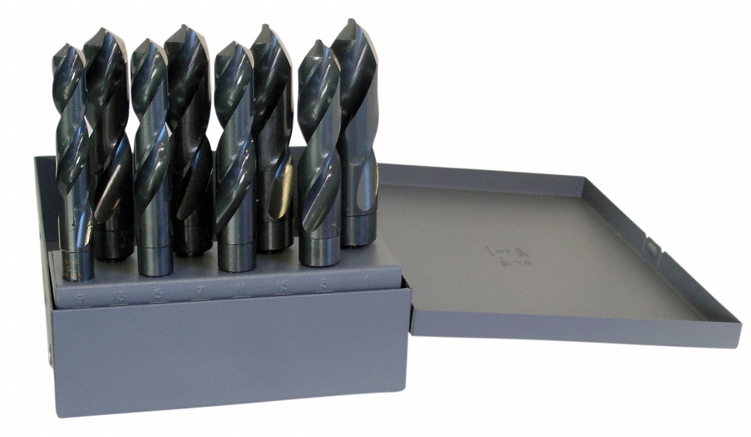 CHICAGOLATROBE Reduced Shank Drill Bit Set 9/16 in Smallest Drill Bit