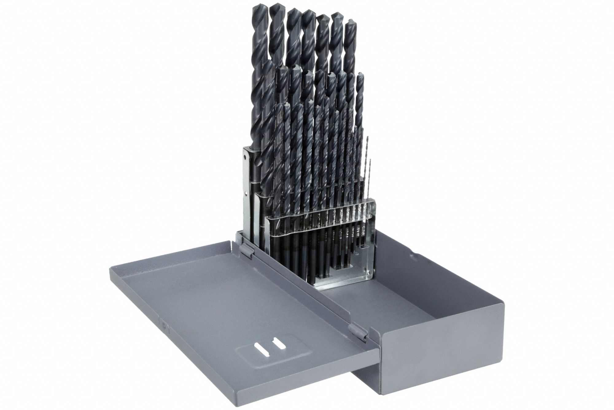 CHICAGOLATROBE, 118° Drill Bit Point Angle, Radial Point, Taper Length Drill Bit Set 6WUC9