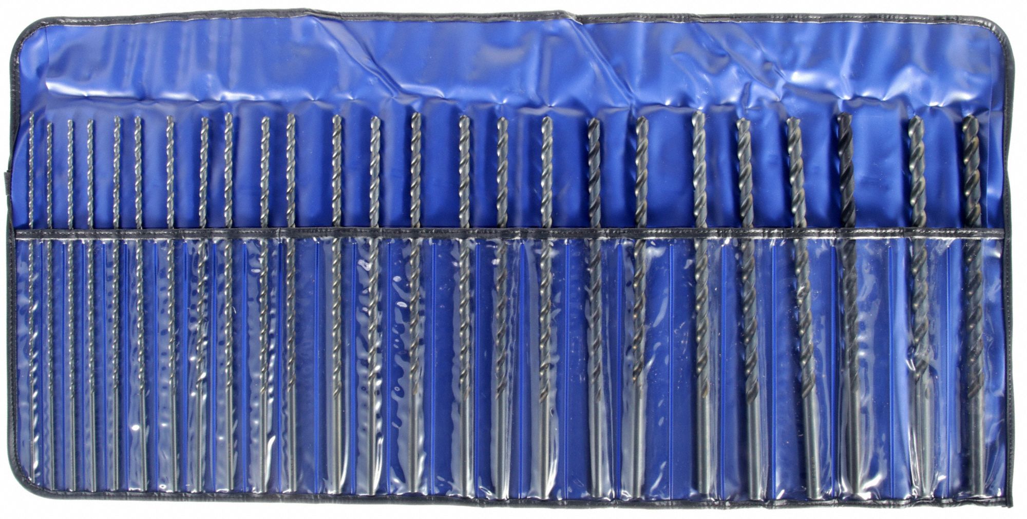 FORET EXTRA LONG, FORET 1/8 PO À 1/2 PO X 1/64 PO, POINTE CRANTÉE, ACIER RAPIDE