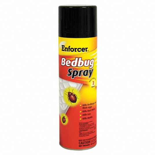 ENFORCER PRODUCTS Bed Bug Killer, Aerosol, 14 oz, Indoor Only, DEET-Free DEET Concentration ...