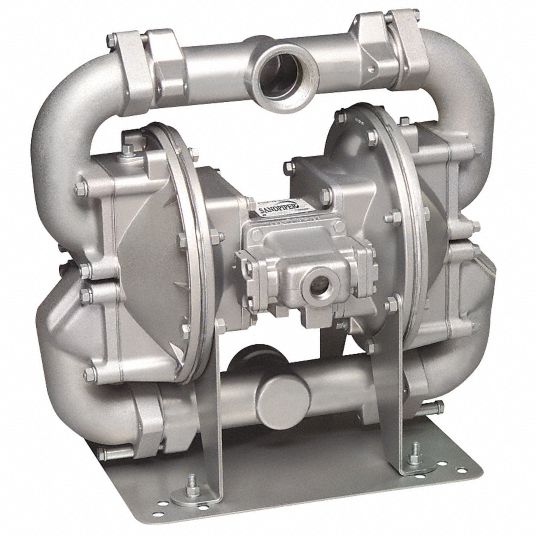 SANDPIPER, Air, Aluminum, Double Diaphragm Pump - 6WY75|HDF2,DB6A ...