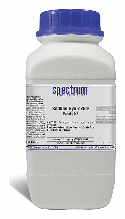 Sodium Hydroxide 2.5 Pounds 4 Bottles