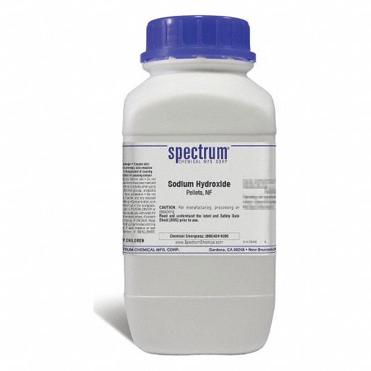 Sodium Hydroxide 2.5 Pounds 4 Bottles