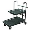 Nestable Utility Carts with Perforated Lipped Plastic Shelves image