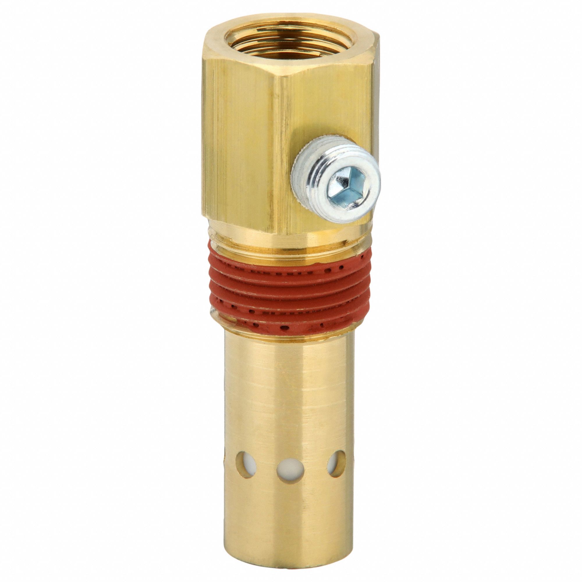 CHECK VALVE, IN TANK, BRASS, 3/8 IN FPT, 1/2 IN MPT, 450 PSI MAXIMUM PRESSURE