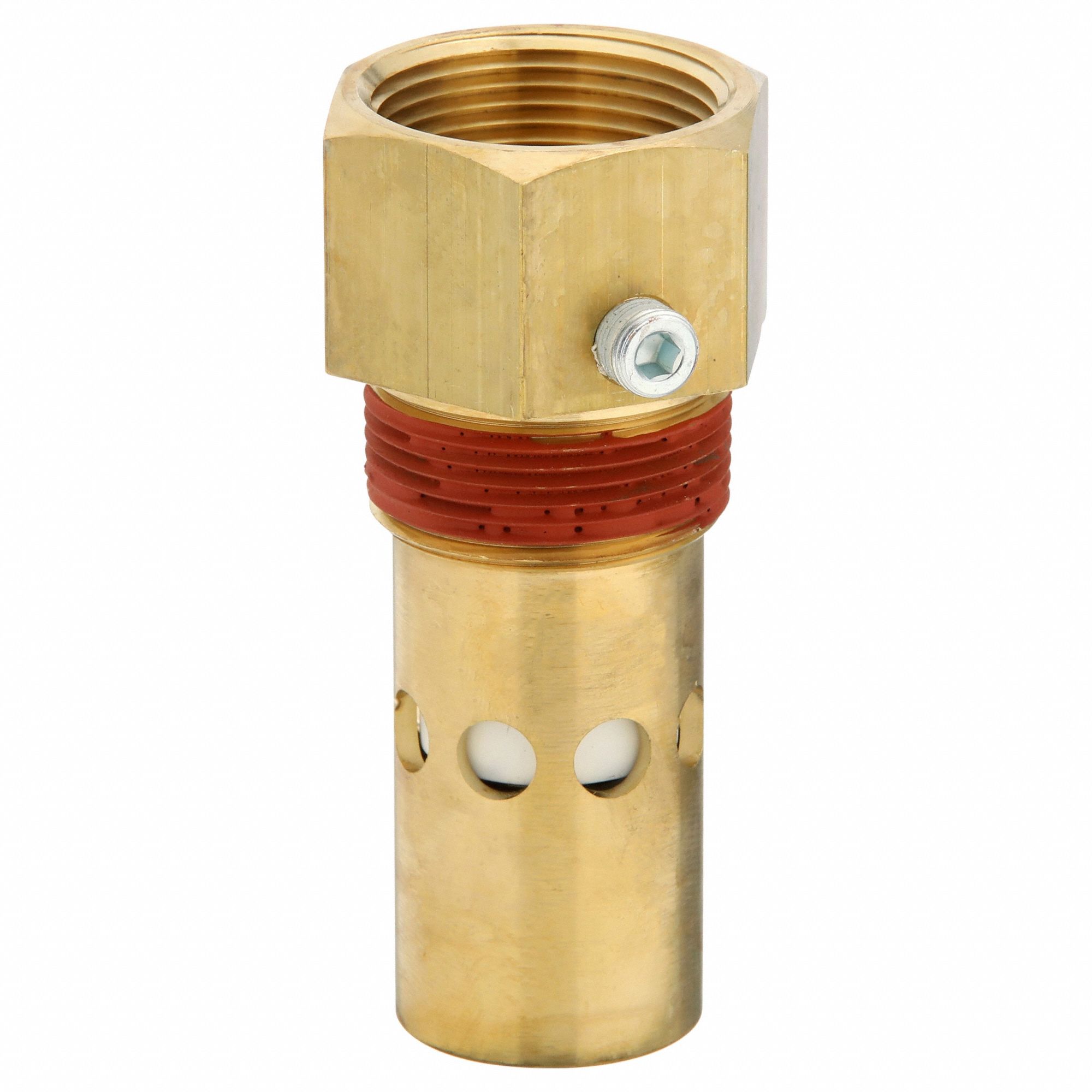 CHECK VALVE, IN TANK, BRASS, 1 1/4 IN FPT, 1 1/4 IN MPT, 450 PSI MAXIMUM PRESSURE