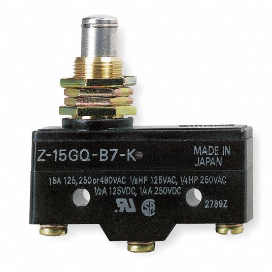 OMRON Industrial Snap Action Switch: 15 A @ 480 V, 15 A @ 14 V, Industrial  Snap Action Switch, SPDT