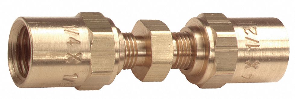 6X426 - Hose Mender For Hose ID 1/4 In Brass