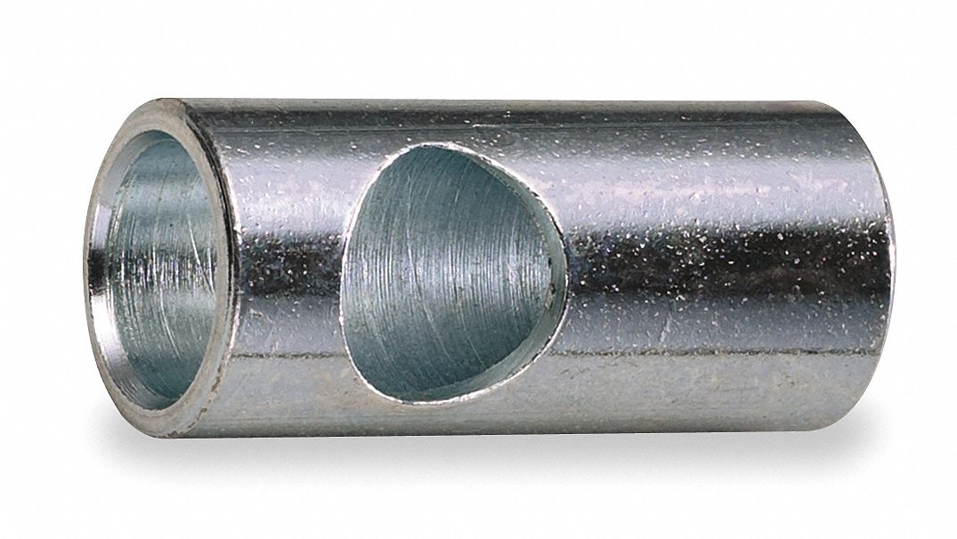 DAYTON Sleeve Reducing Bushing, 3/8 in ID, 1/2 in OD, 1 1/8 in Length