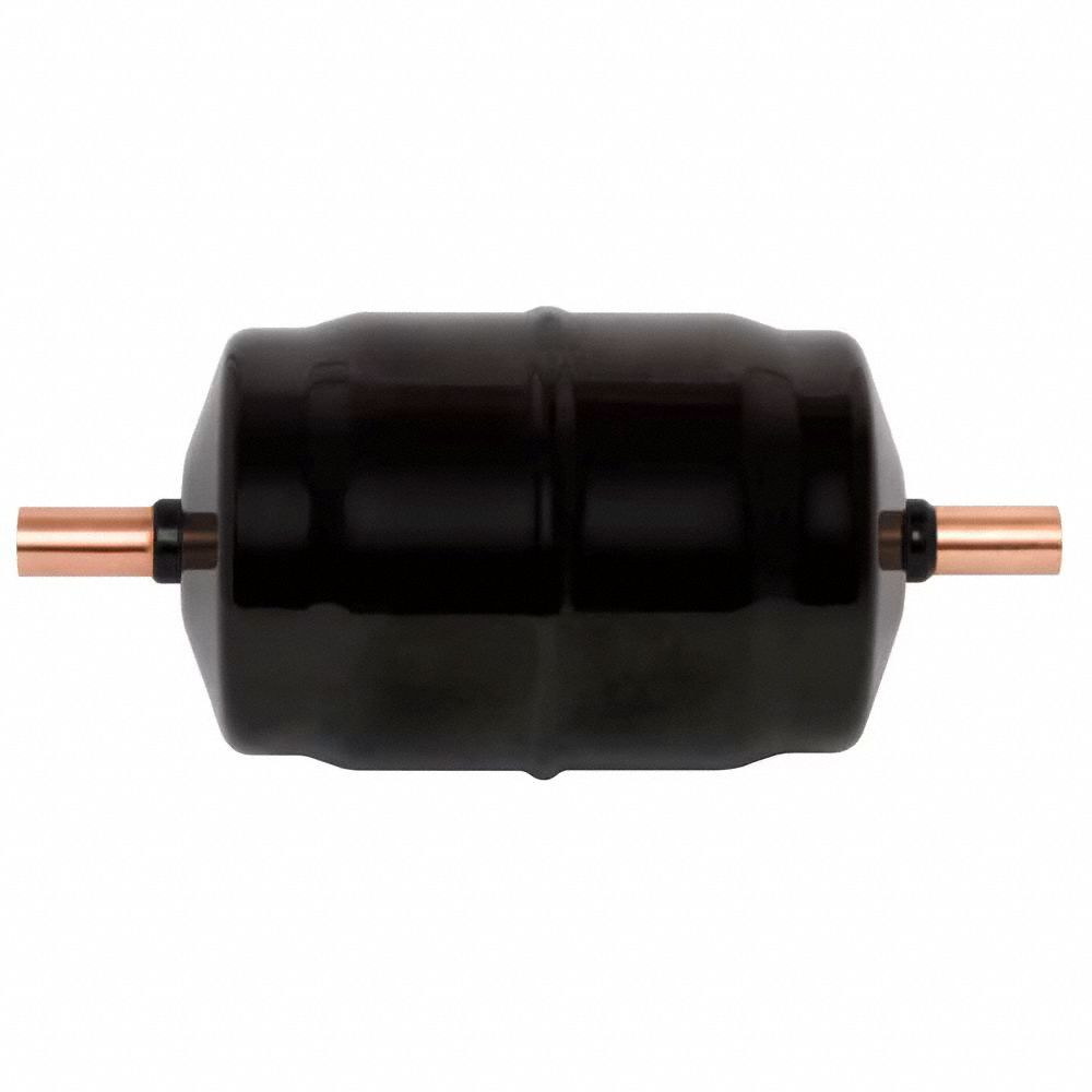 Liquid Line Filter Dryer: Steel, For 20 ton System, Molecular Sieve, 5.3 in Lg