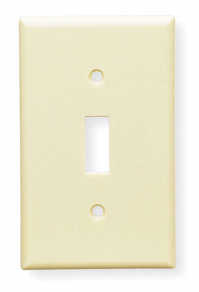 Leviton 80711-W - Placa de pared para interruptor de palanca de 3  segmentos, color blanco, paquete de 1