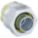 LIQUID-TIGHT CONDUIT FITTING, STEEL/IRON, ½ IN TRADE SIZE, NON-INSULATED, STRAIGHT